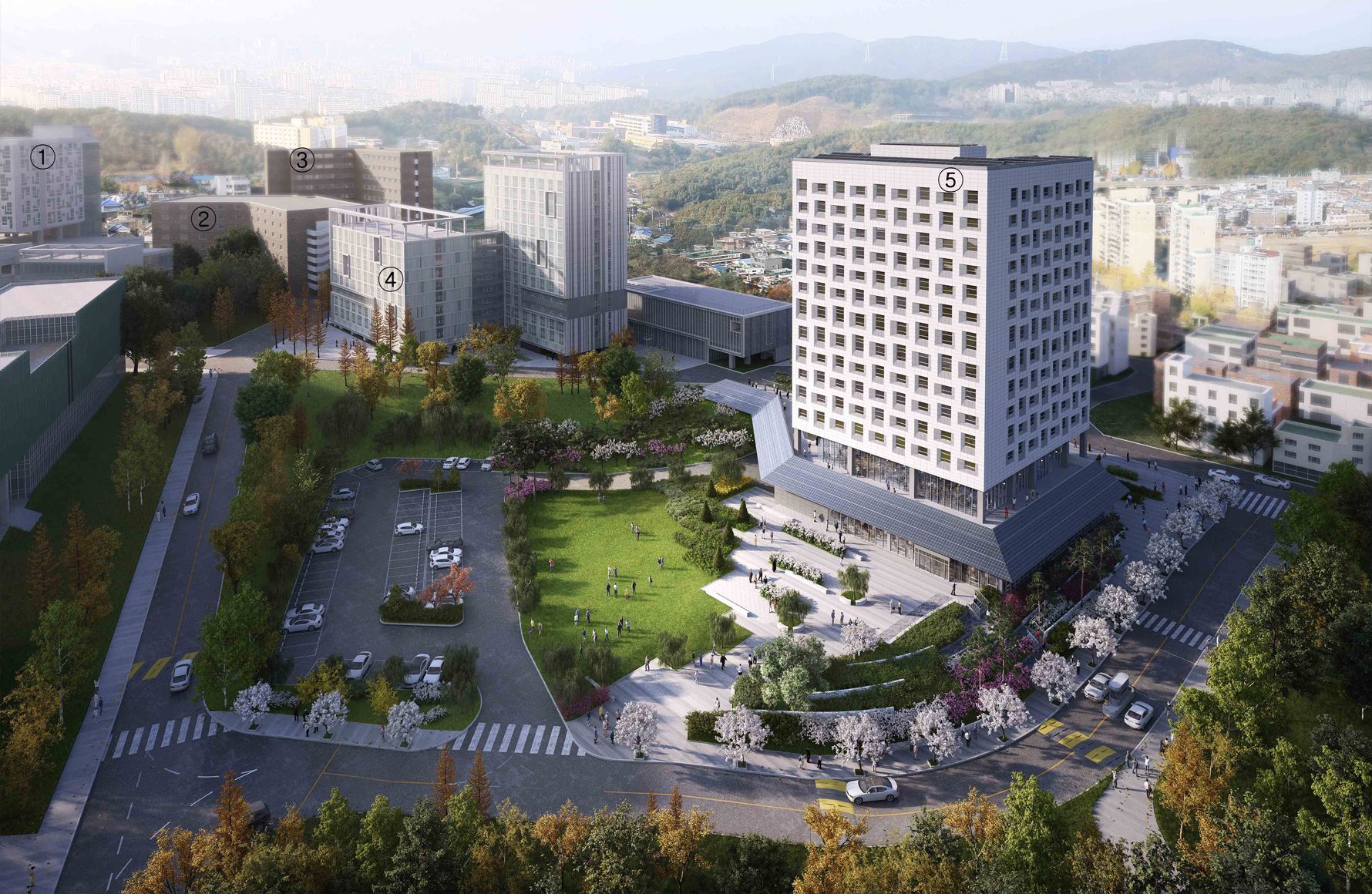 University of Ulsanのキャンパス